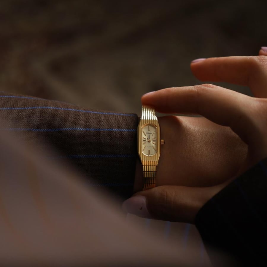 Vintage golden watch