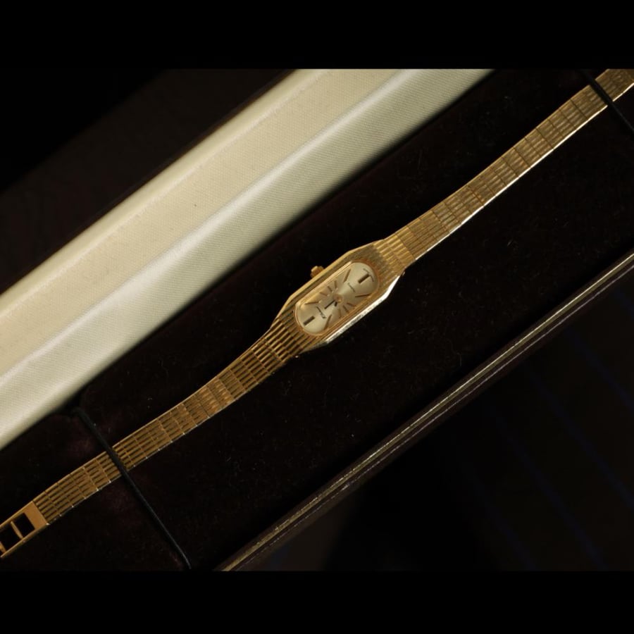 Vintage golden watch