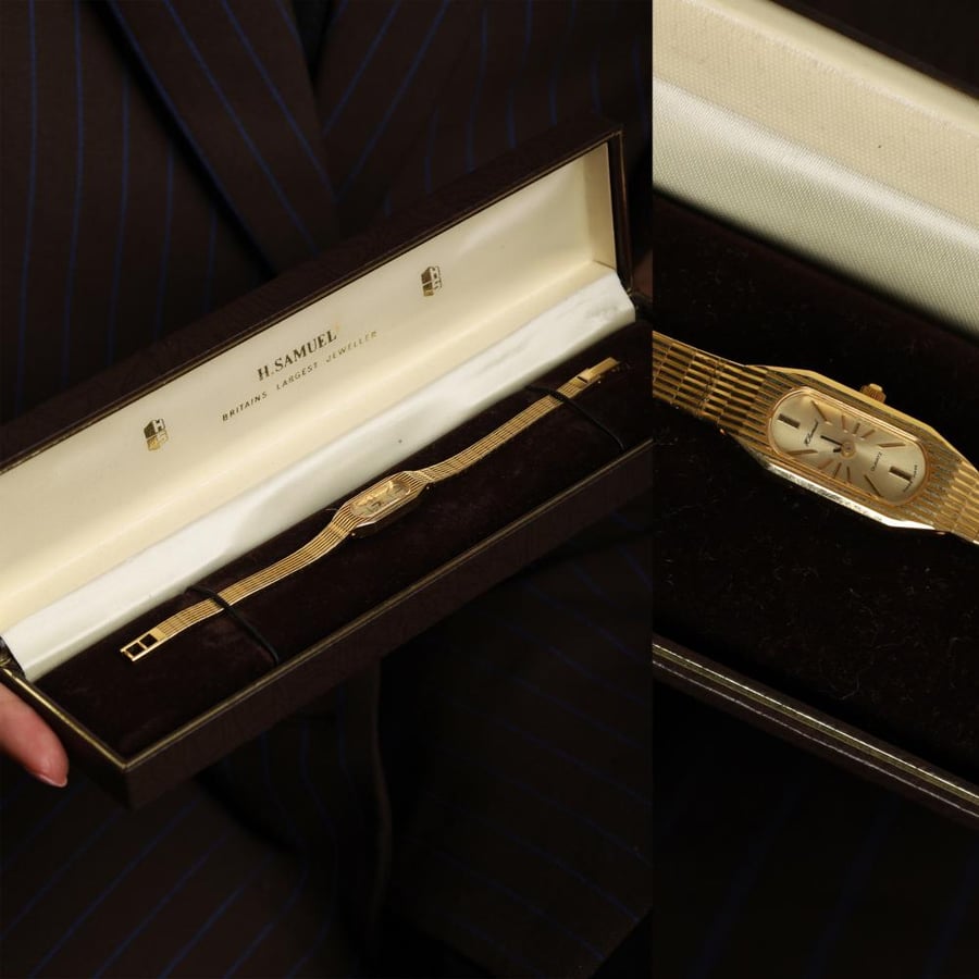 Vintage golden watch