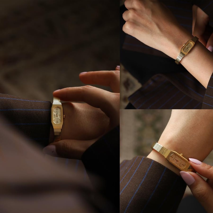 Vintage golden watch