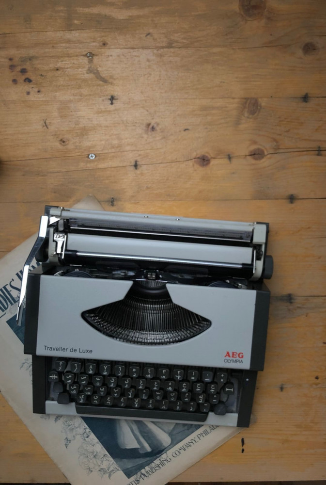 Arabic olympia typewriter  AEG