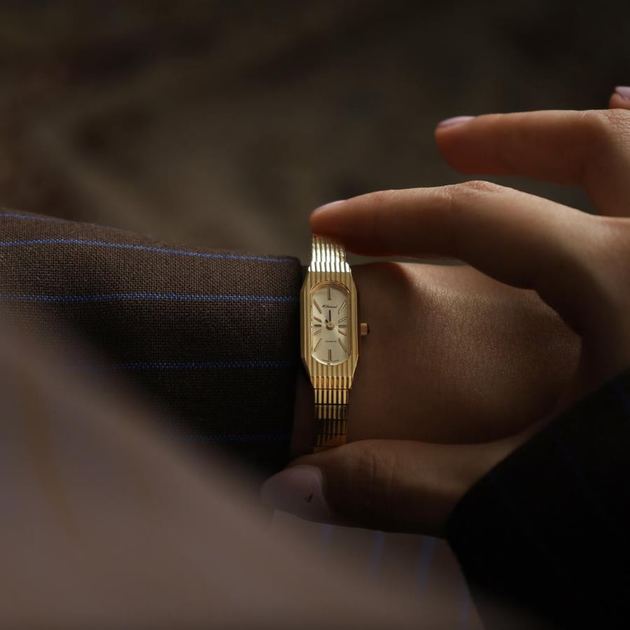 Vintage golden watch
