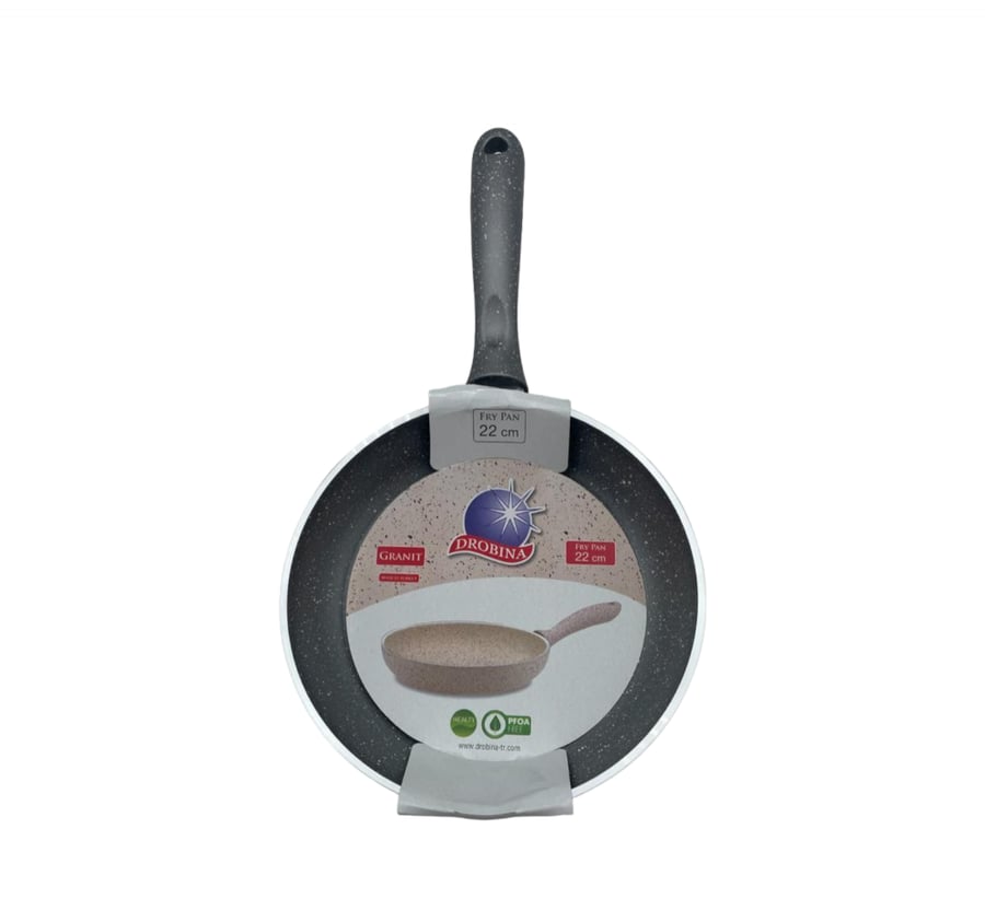 Turkish granite frying pan Drobina size 22 - colorful