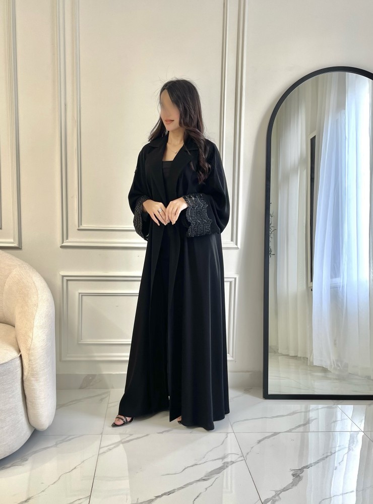 Z70 / قماش كريب لمياء وكلفه خرز