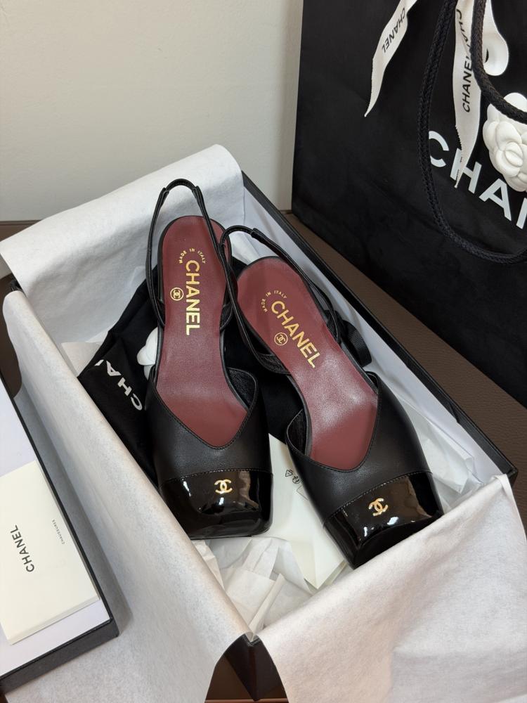 كعب  شانيل Slingback كلاسيك