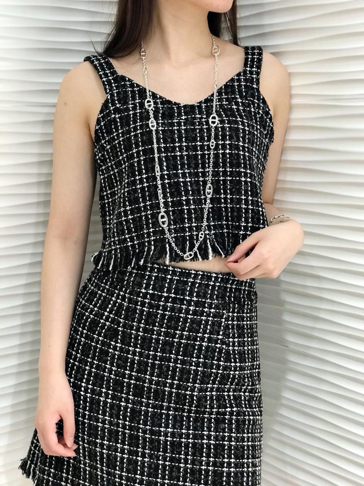 عقد ايرميز فضي 80cm