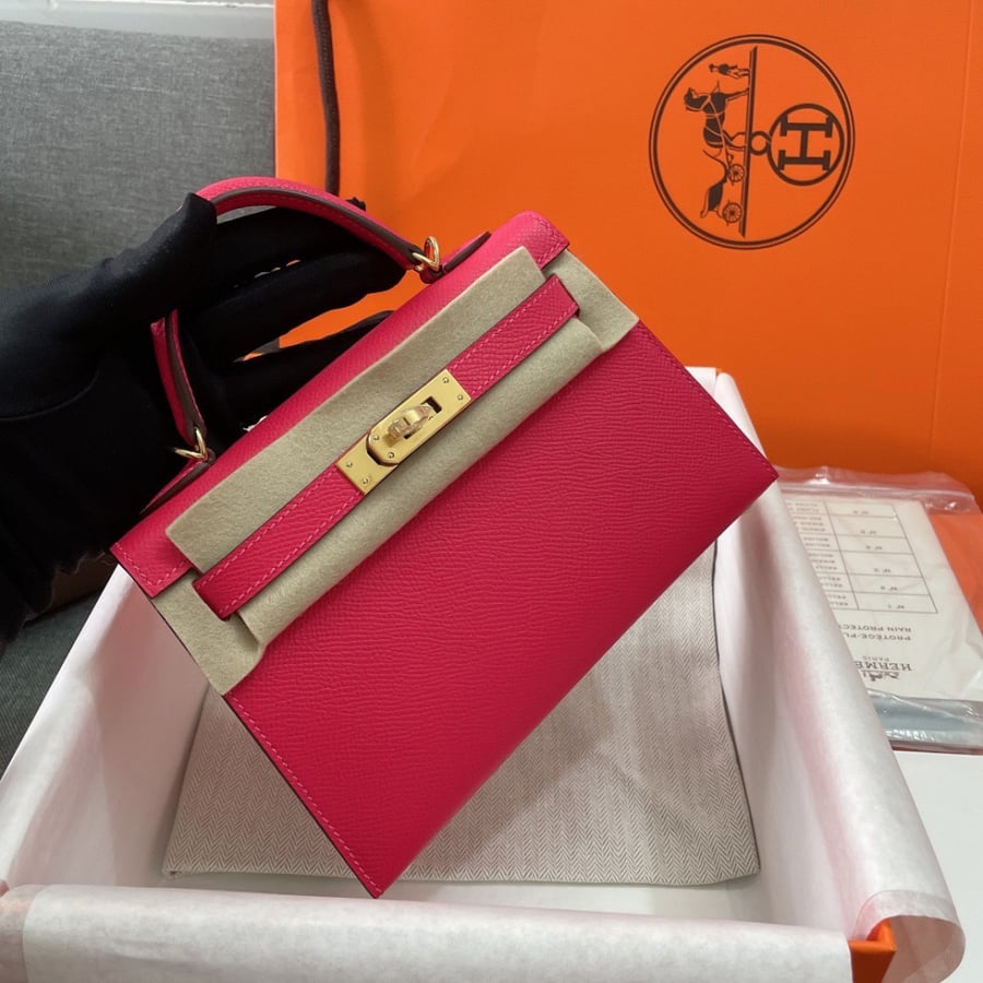 هيرميز ميني كيلي مقاس 19cm