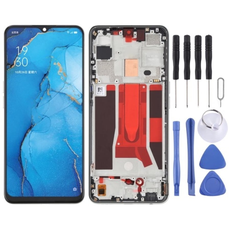 شاشة AMOLED كاملة اوبو رينو 3 5 جي  OPPO Reno3 5G  Reno3 Youth  F15  F