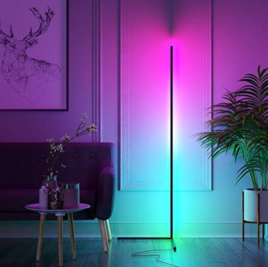 لمبة زاوية LED ملونة قابلة للتعديل بتقنية RGB