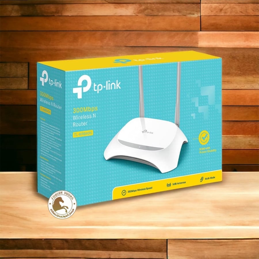 مقوي شبكه واي فاي سرعه 300MBPS موديل TL-WR840N من شركه TP-LINK