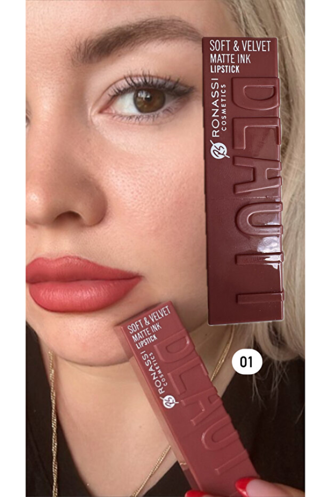 RS Ronassi Cosmetics أحمر شفاه من Ruji Beauty Soft Velvet Matte Ink