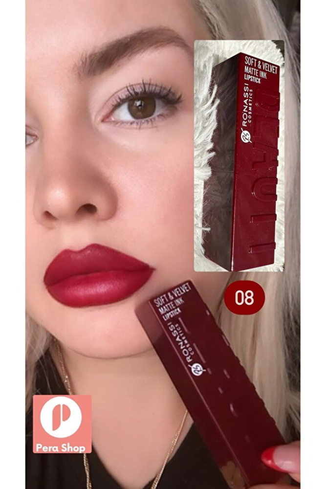 RS Ronassi Cosmetics أحمر شفاه من Ruji Beauty Soft Velvet Matte Ink