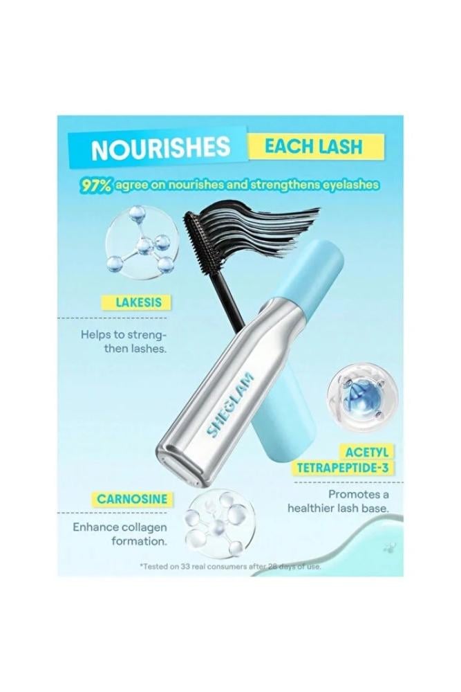 SHEGLAM ماسكارا لاشلايتر إنفينيت تيوبينج باللون الأسود (تمنح طولًا)