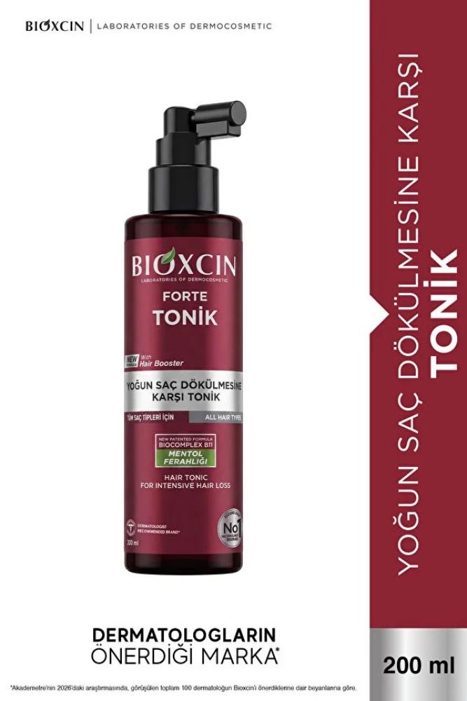 Bioxcin تونيك فورتي 200 مل - تونيك مكثف مضاد لتساقط الشعر، برائحة المنثول المنعشة