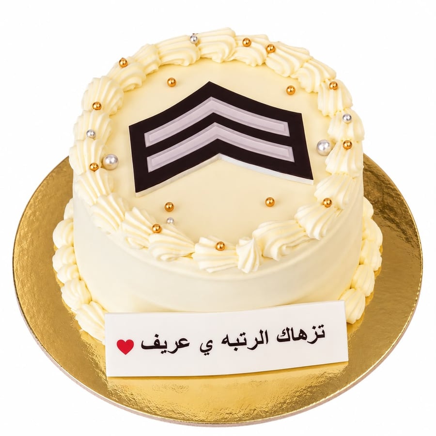 كيكة الترقية العسكرية ️