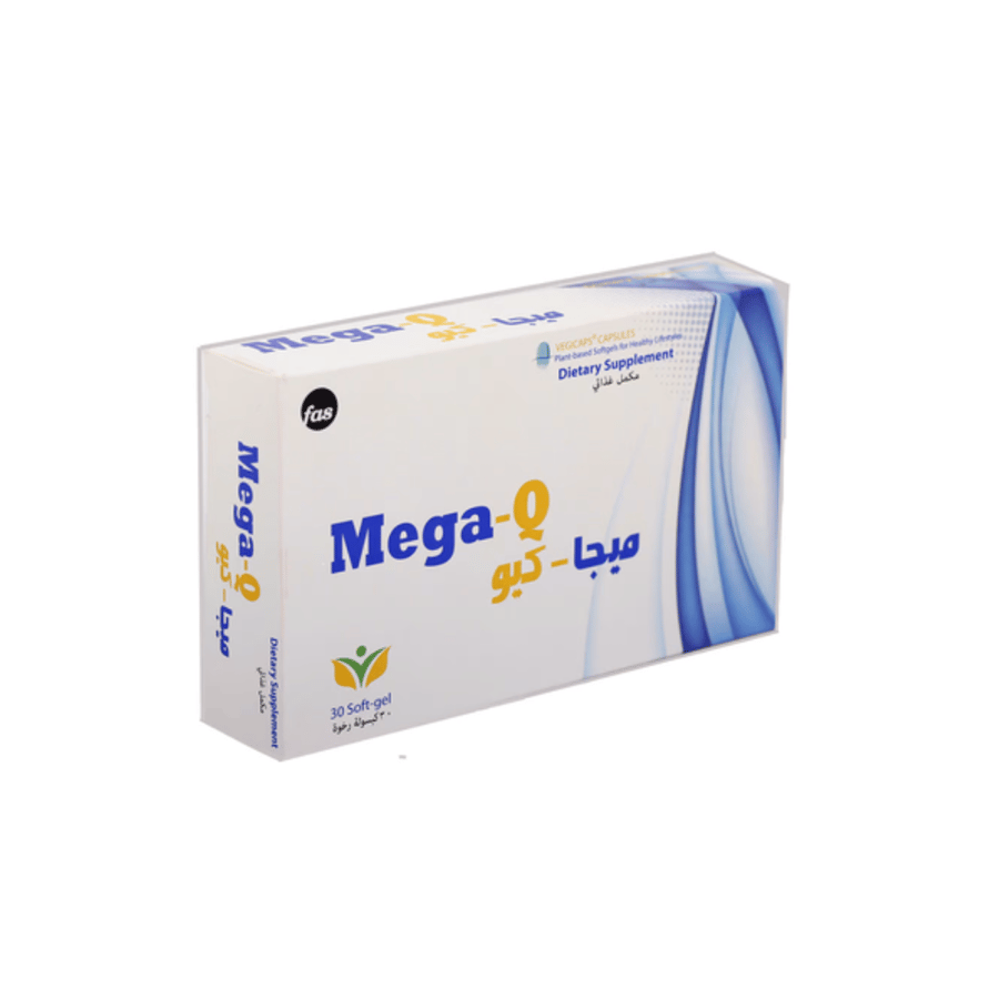 ميجا كيو مكمل غذائي أوميجا 3  - 30 كبسولة