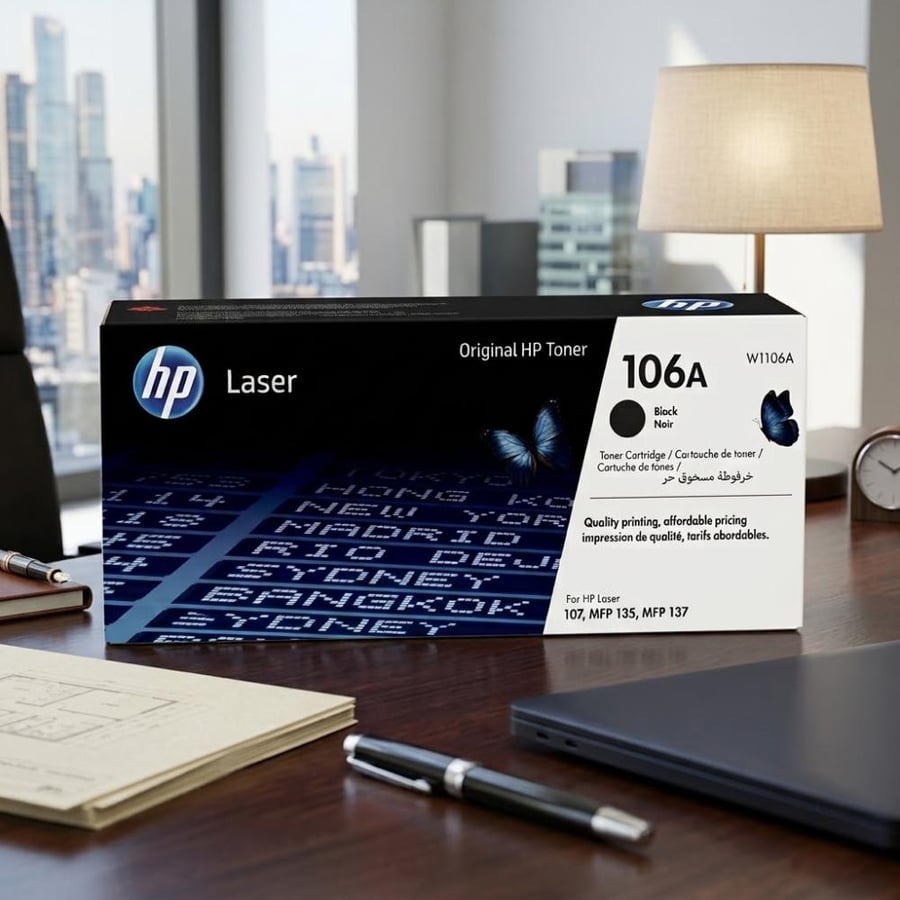 حبر HP W1106A 106A ليزر اسود