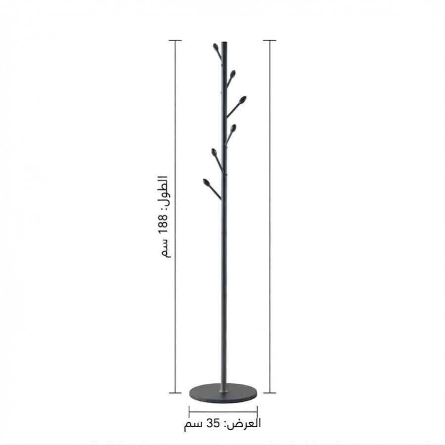 علاقة ملابس عصرية باللون الرمادي