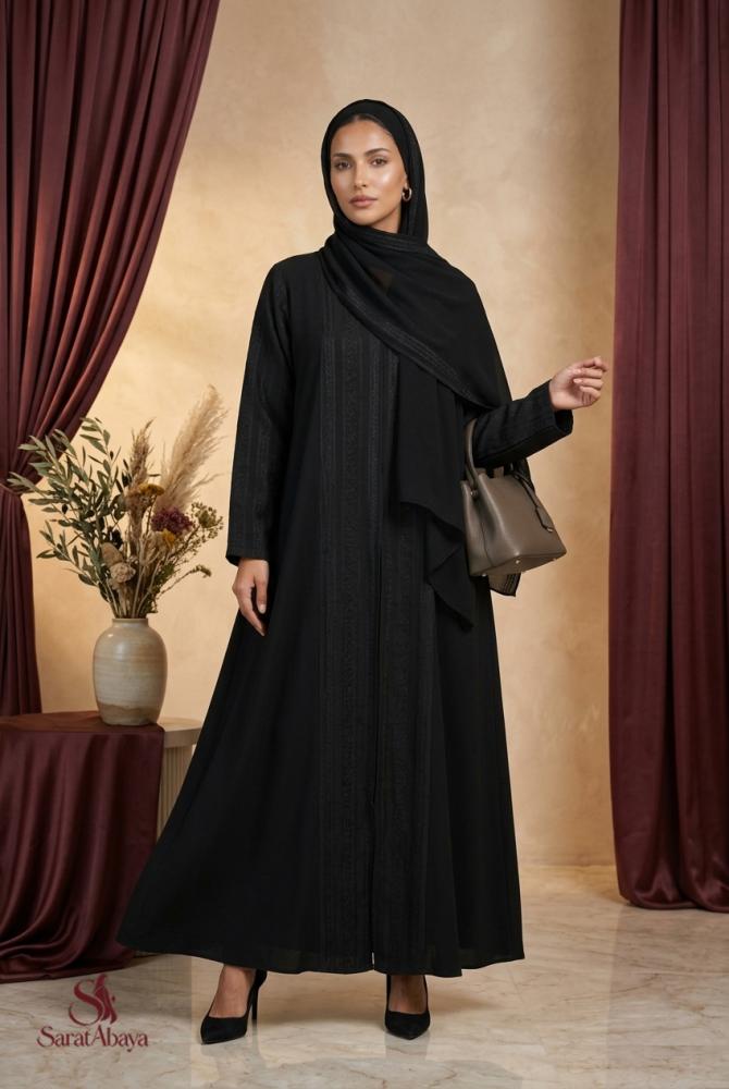 عباية كريب كتان