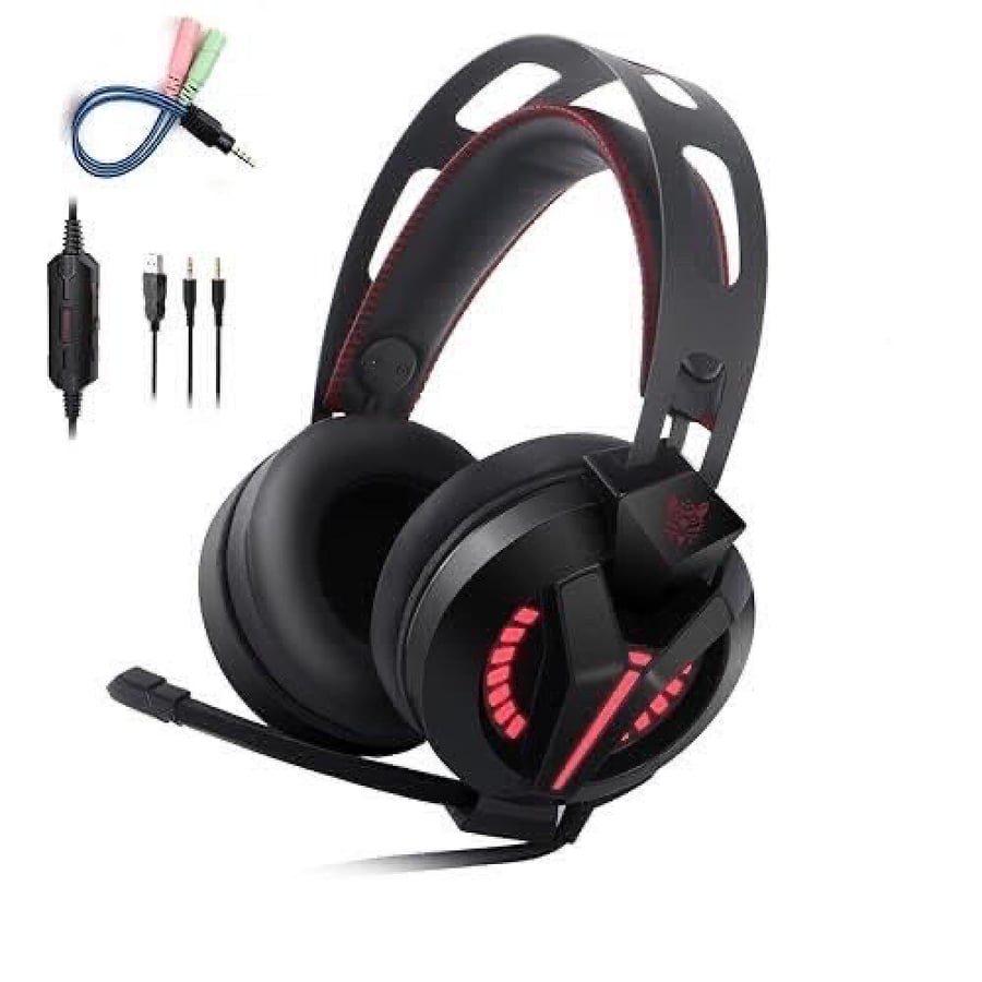 Wireless Bluetooth gaming headset with microphone for PC and PlayStation