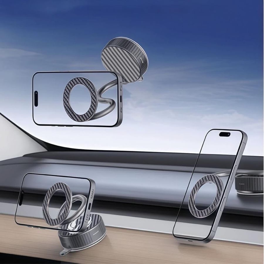 Yuvo - car phone holder with suction technology (Mag Safe)