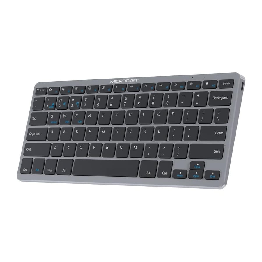 لوحة مفاتيح مايكروديجيت Wireless Keyboard Microdigit MD313WK
