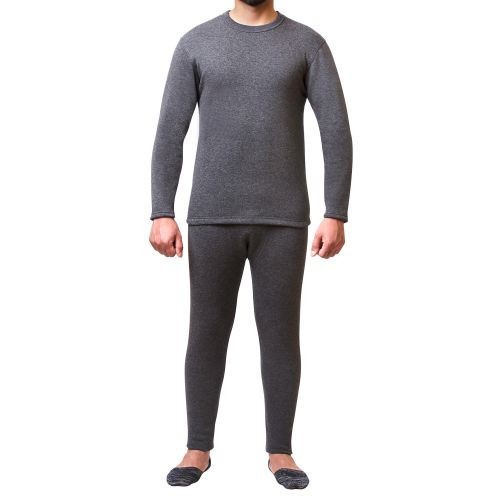 Winter traditional pajama, dark gray fur