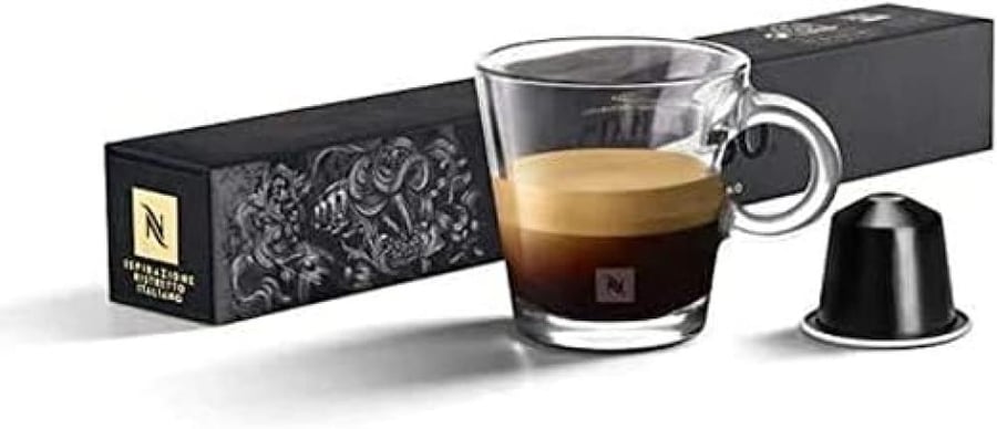 كبسولات قهوة ريستريتو ايطاليانا من نسبريسو 10كبسوله 57غرام  Nespresso Ristretto italiana  Professional Capsules 10caps 57gram