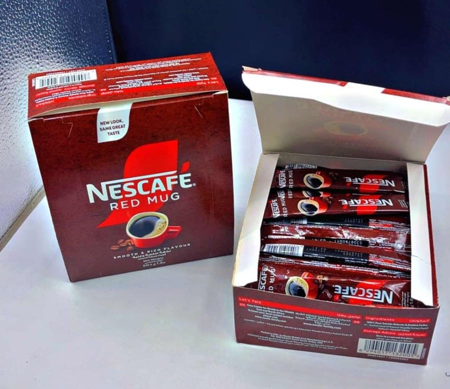 نسكافيه اظرف رد مق سريع التحضير 1.8 جرام*50 ظرف  NESCAFEE RED MUG SACHETS1.8G*50
