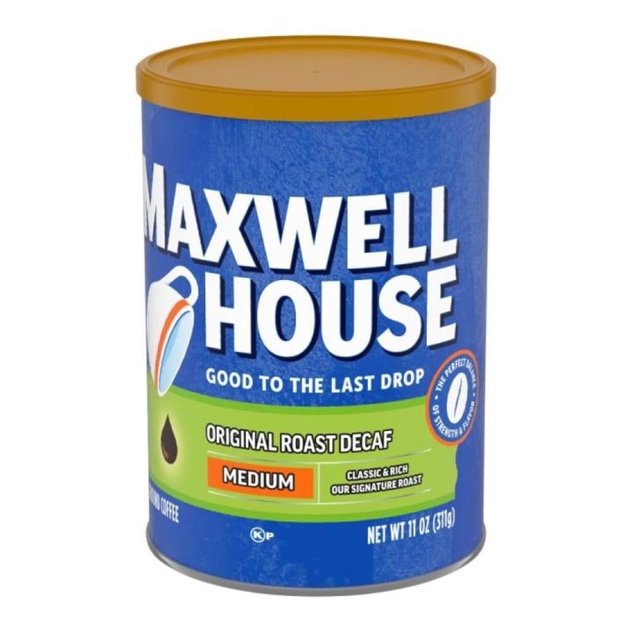 قهوة ماكسويل هاوس وسط ديكاف 311جرام  Maxwell House ORIGINAL ROAST DECAF Medium Roast Ground Coffee11 oz