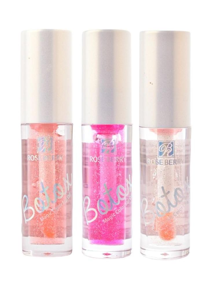 Lip balm Botox Magic Color multi colors, 3 pieces