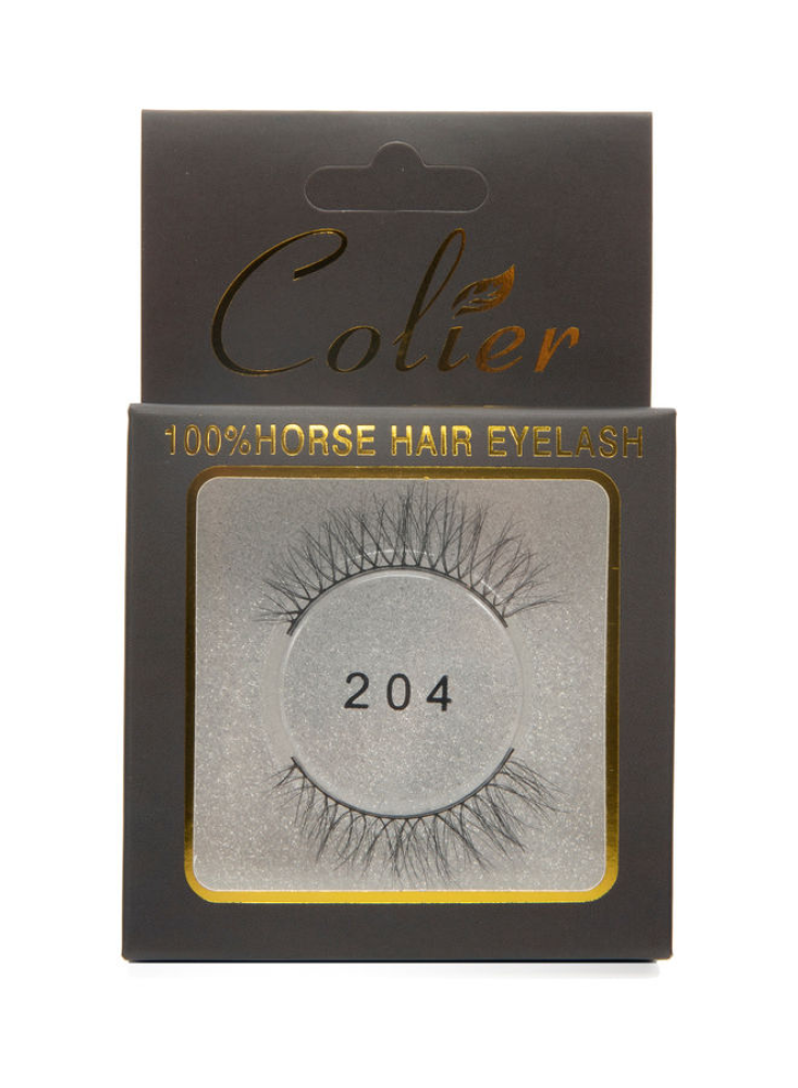 Eyelashes made of horse hair, 100% percentage 204