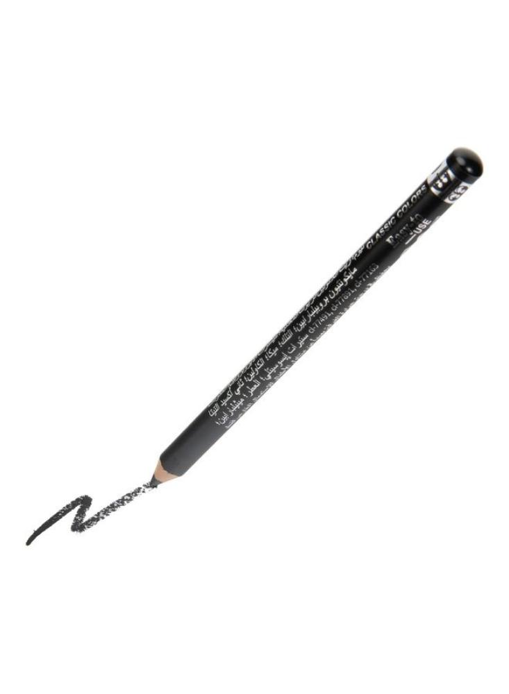 Perfect waterproof eyebrow pencil with applicator and brush design black
