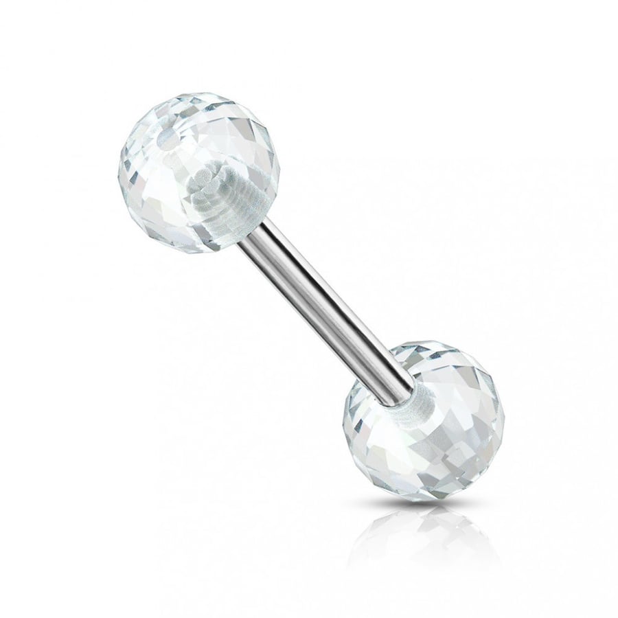 14g Nipple Straight Barbell