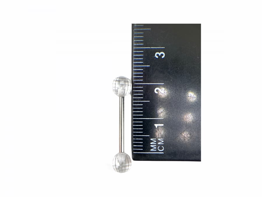 14g Nipple Straight Barbell