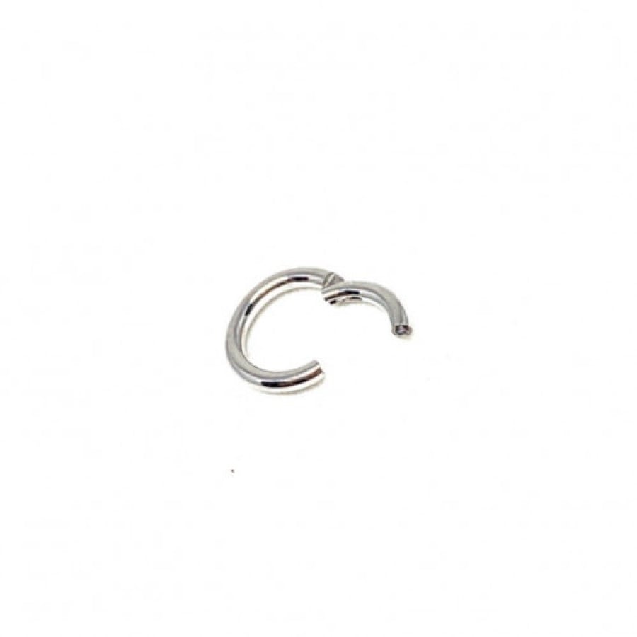 18g Silver Hoop Clicker