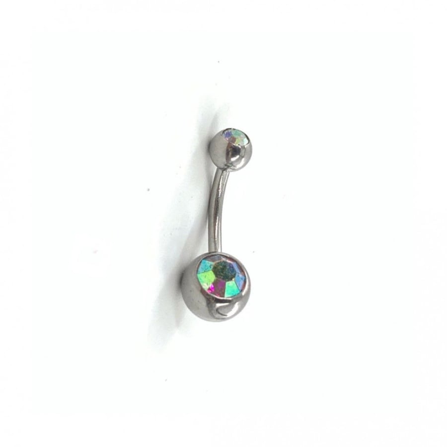 14g Long Belly Ring