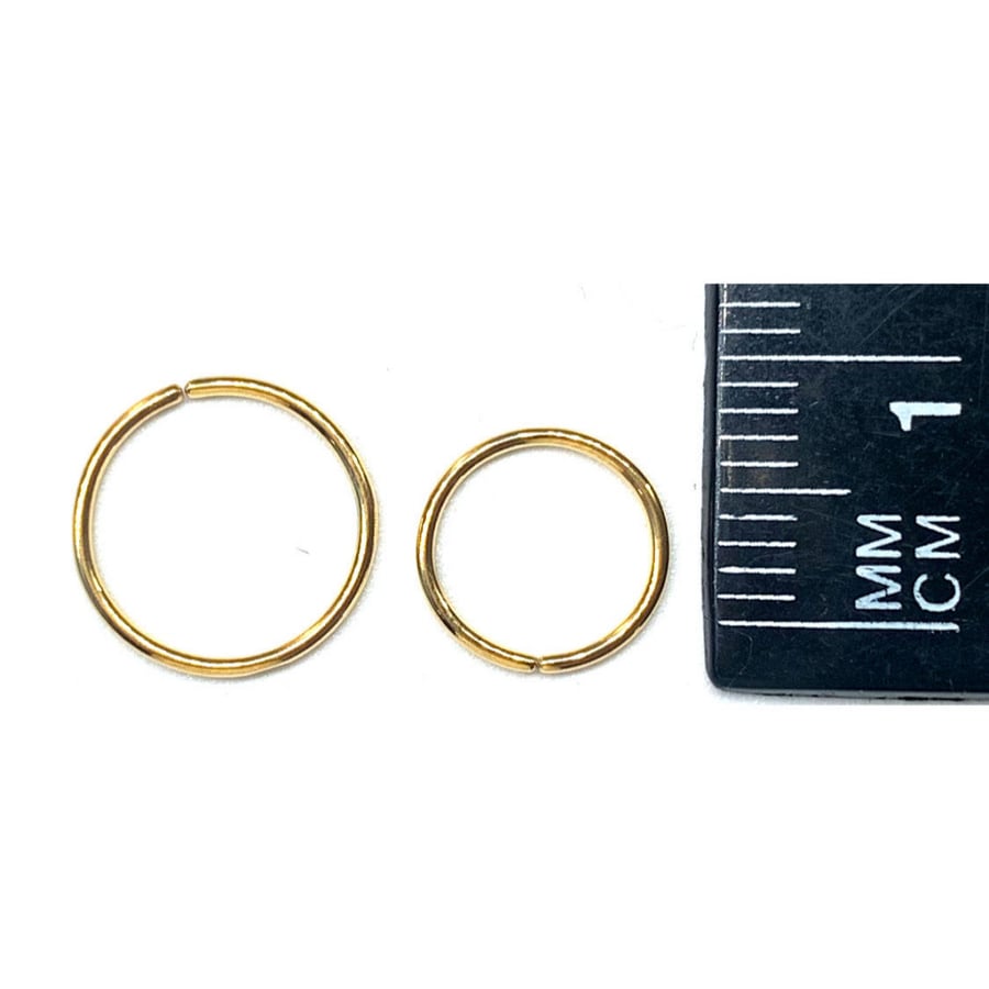 22g Gold Bendable Hoop