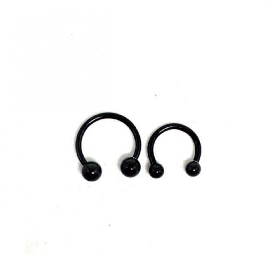 18g Black Horseshoe