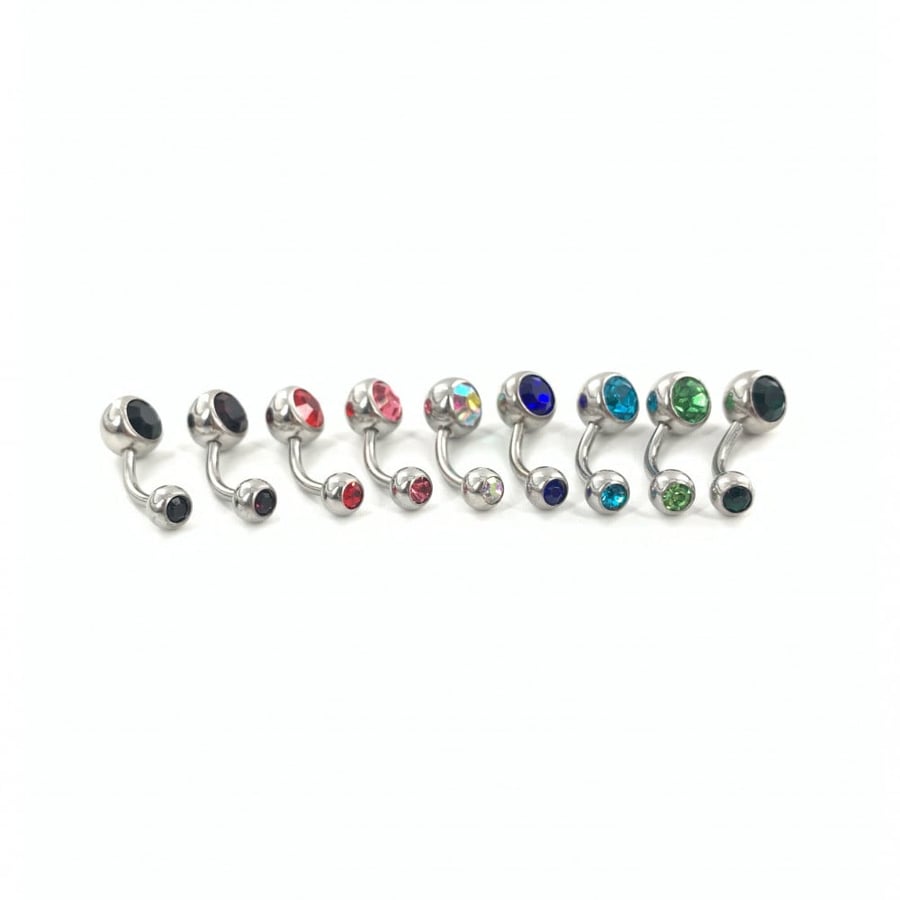 14g Long Belly Ring