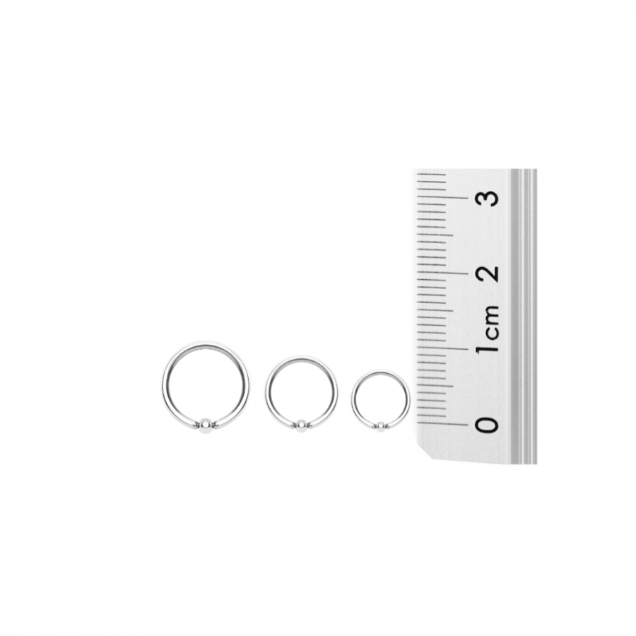 18g Silver Bendable Hoop
