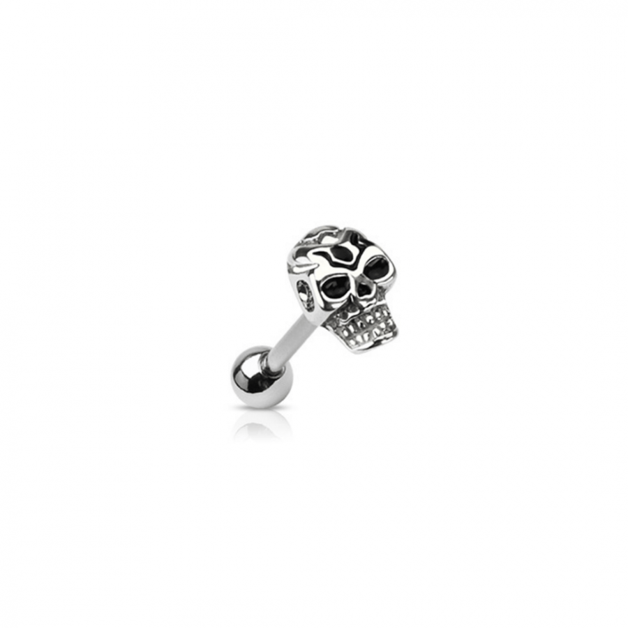 14g Skull Flat Back