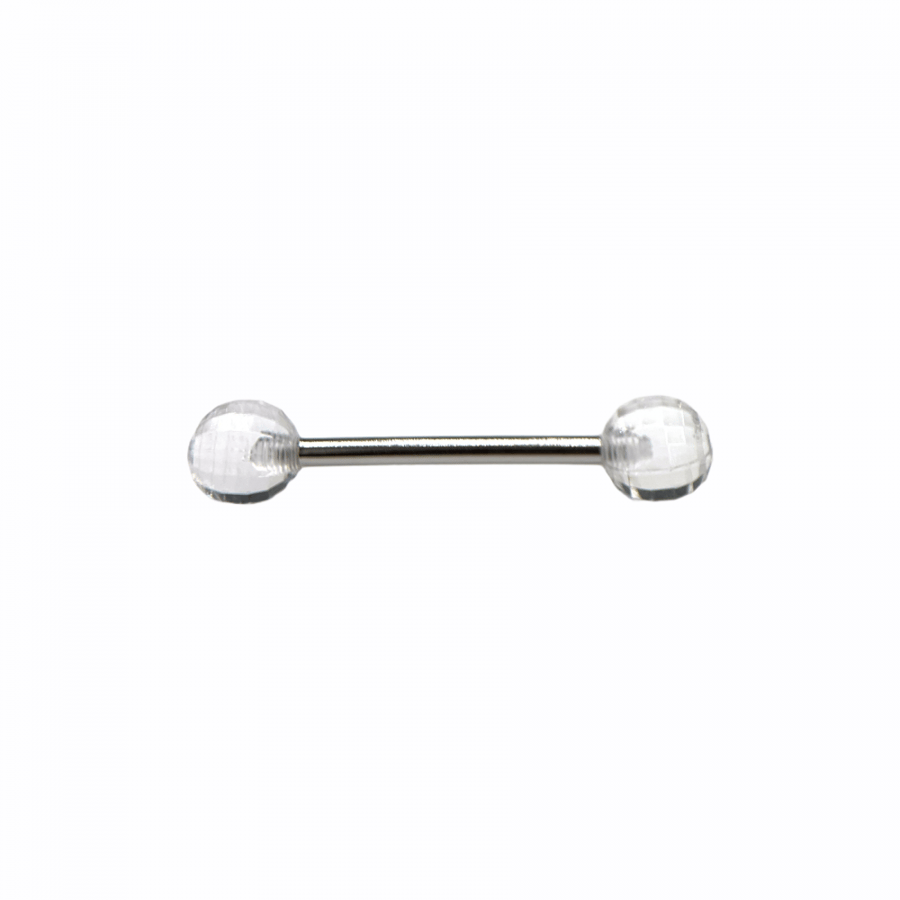 14g Nipple Straight Barbell