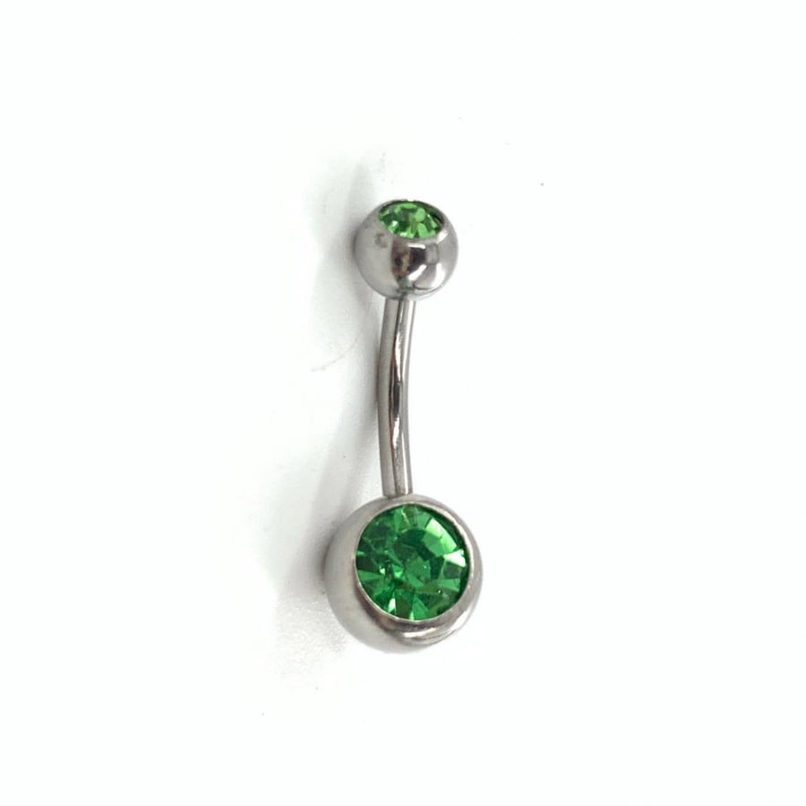 14g Long Belly Ring
