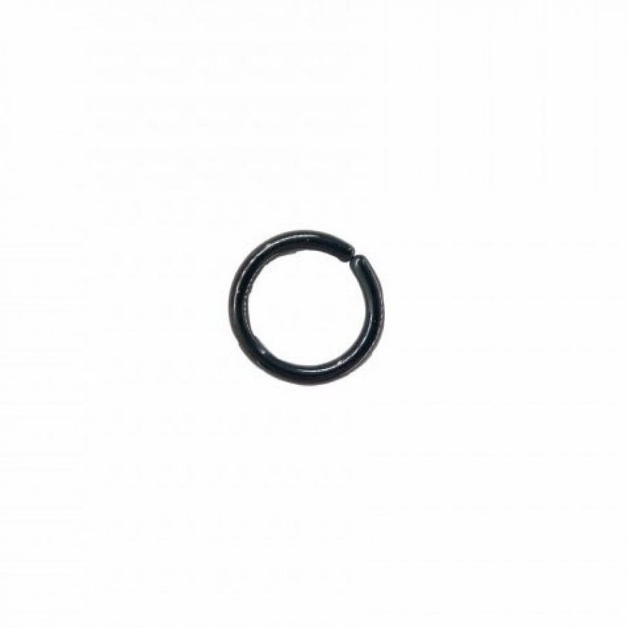 18g Black Hoop (Bendable)