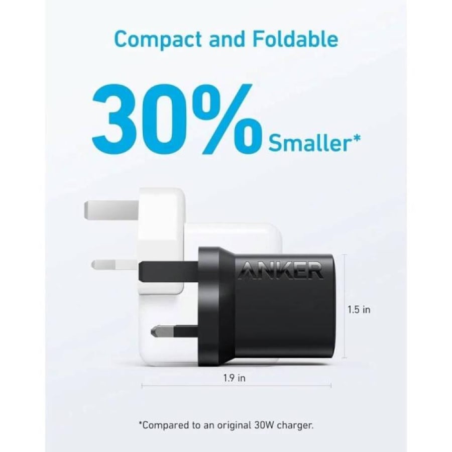 فيش جداري انكر A2640 بمنفذ USB-C بقوة 30 واط