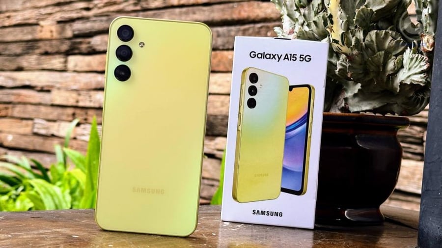 جهاز سامسونج A15 ذاكرة 128قيقا 5G