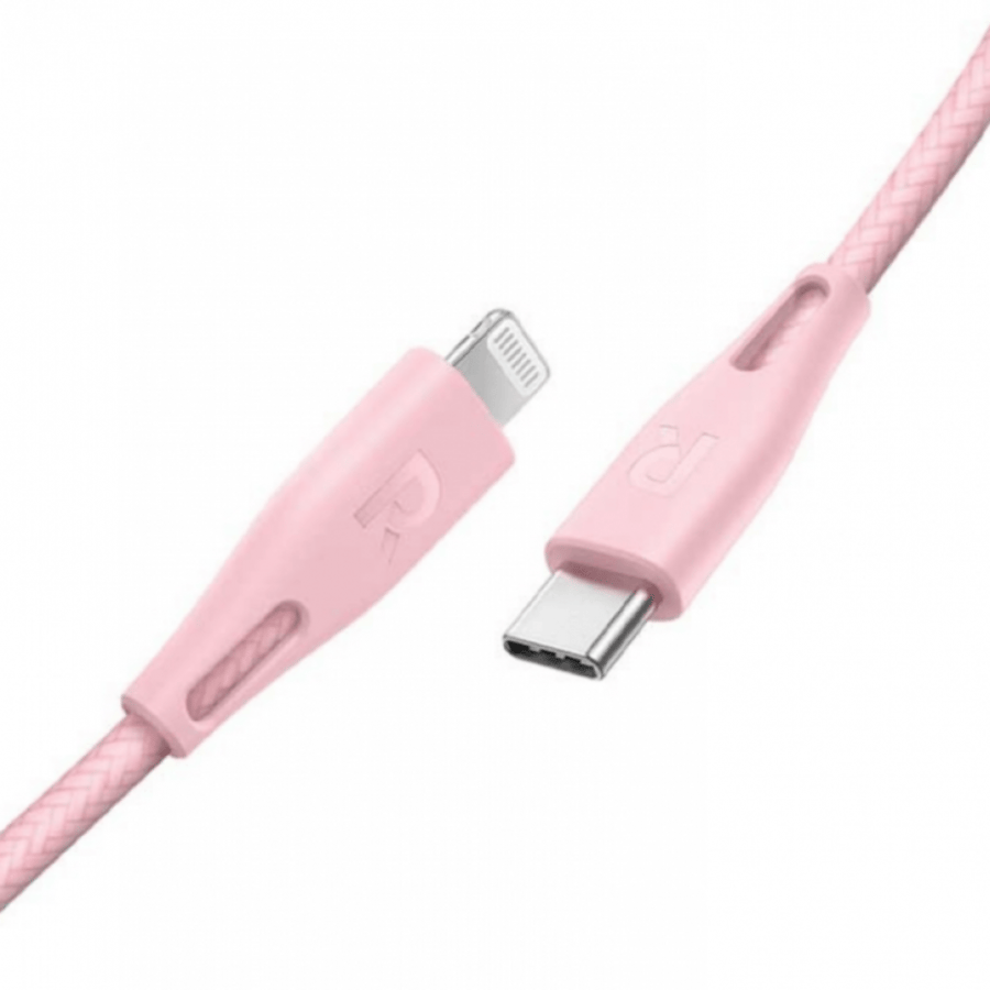 كيبل راف باور USB-C الى لايتنق 30 سم  قماش PD