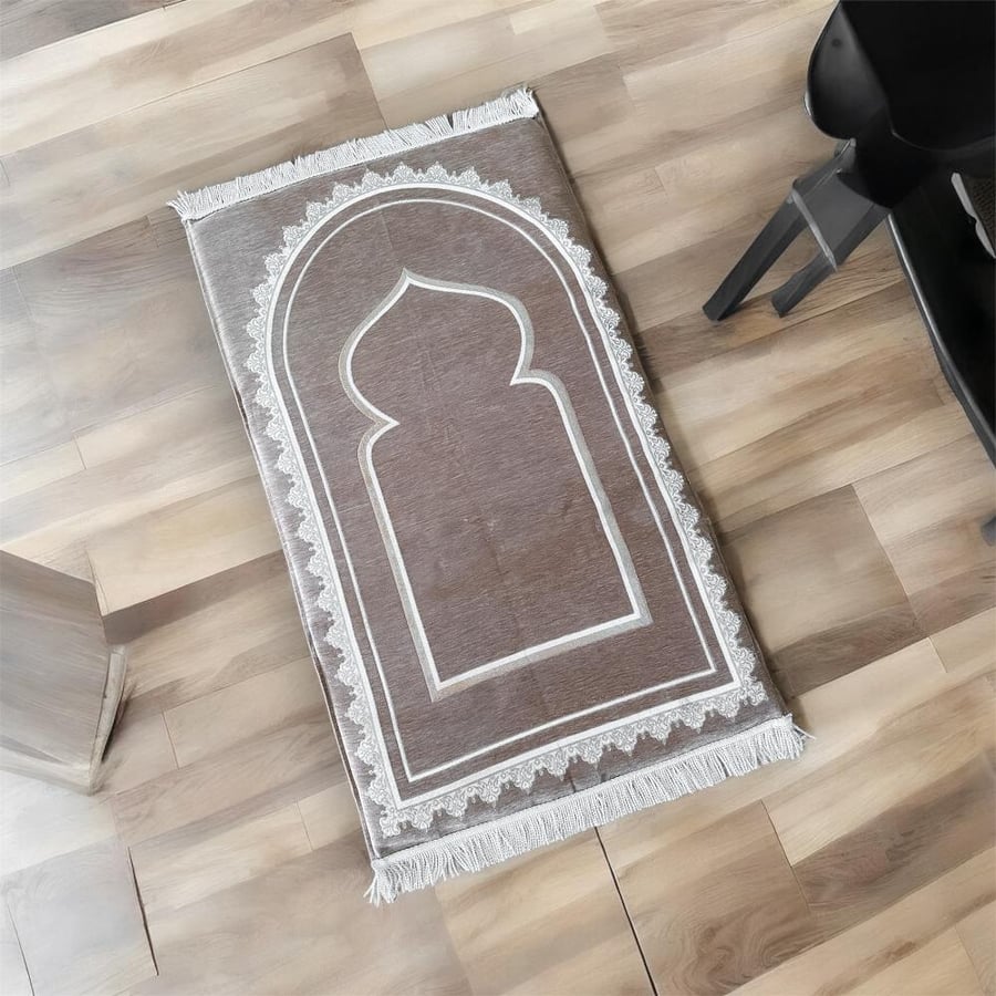 سجادة صلاة ميميوري فوم أندلسية - بيج غامق