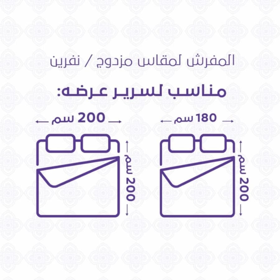 مفرش شتوي مخمل فرو محفور  مفرد ونص 4 قطع - فلورا  - سكري